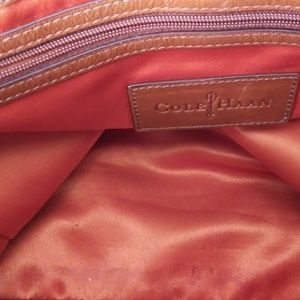 Cognac Cole Haan crossbody/shoulder bag